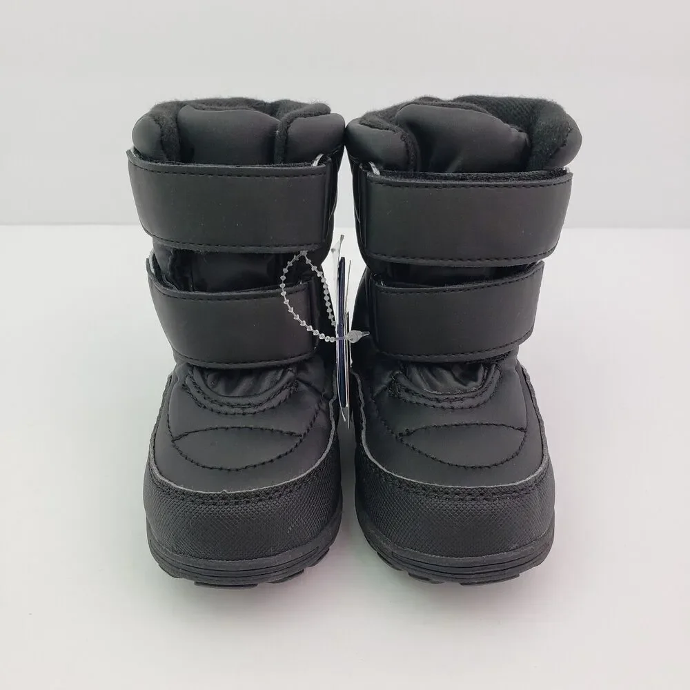 Khombu Neek 2 Baby Toddler Size 5 Black PullOn Waterproof Warm Winter Snow Boots